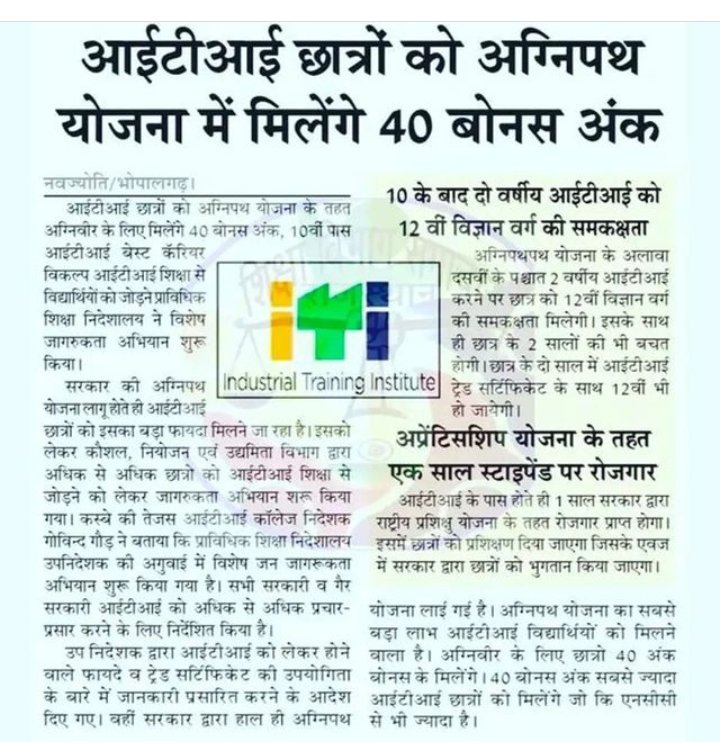 ITI | Srinivasa Institute of Technology | 